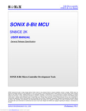 Sonix SN8ICE 2K User Manual