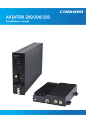 COBHAM AVIATOR 350D Installation Manual