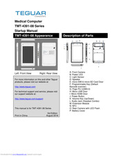Teguar TMT-4391-08 Series Startup Manual