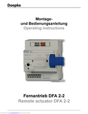 DOEPKE DFA 2-2 Operating Instructions Manual