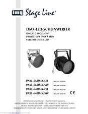 Stageline PARL-64DMX/CR Instruction Manual