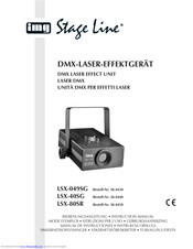 Stageline LSX-80SR Instruction Manual