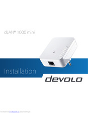 Devolo dLAN 1000 mini Installation Manual