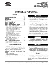 Carrier AquaSnap 30MPA065 Installation Instructions Manual