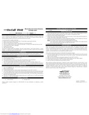 ACONLABS On Call Vivid Insert Manual