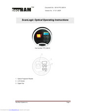 Securam ScanLogic Optical Operating Instructions Manual