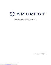 Amcrest AGPS26E24P-AT-240M User Manual