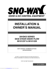 Sno-Way 99101237 Installation & Owner's Manual