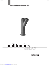 Siemens Milltronics MILLFLO Instruction Manual