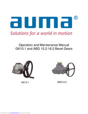 AUMA ABG 14.2 Operation And Maintenance Manual
