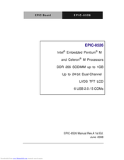 AAEON EPIC-8526 Manual