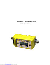 Berkeley Varitronics Systems YellowFrog 2 Wideband Manual