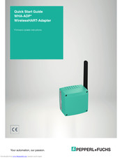 Pepperl+Fuchs WirelessHART Adapter Quick Start Manual
