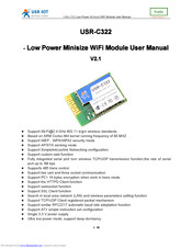 USR IOT USR-C322 User Manual