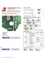 ARIS TENSOR Quick Manual