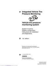 WABCO IVTM Instructions For Installation Manual
