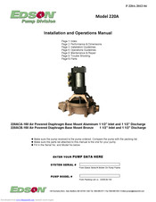 Edson 220A Series Operation Manual