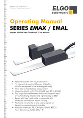 Elgo EMAL Series Operating Manual