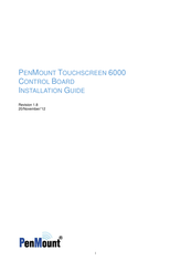 PenMount TOUCHSCREEN 6202B Installation Manuals