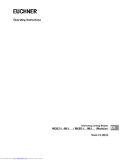 EUCHNER MGB2-Ixx-MLI series Operating Instructions Manual
