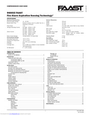 FAAST 9400XE FAAST User Manual