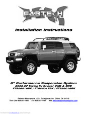 Fabtech FTS26016BK Installation Instructions Manual