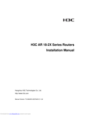 H3C AR 18-23S-1 Installation Manual