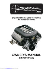 Nos Sniper 07166NOS Owner's Manual