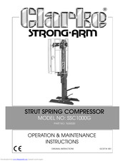 Clarke SSC1000G Operation & Maintenance Instructions Manual