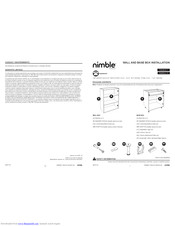 Diamond Nimble Wall Box Installation Manual