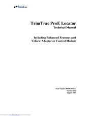 TrimTrac ProE Locator Technical Manual