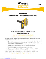 Express RAFALE + User Manual