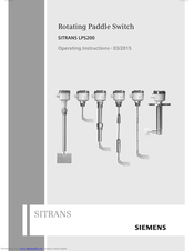Siemens SITRANS LPS200 Operating Instructions Manual