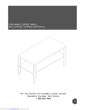 Hayneedle STIP033-1 Assembly Manual