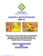 Surcare SMF-V4 Safety Instructions