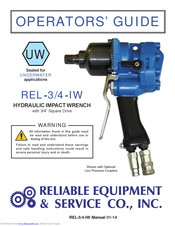 reliable equipment REL-3/4-IW Operator's Manual