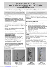 KUDOS 1700 Installation Instructions Manual