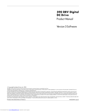Eurotherm Drives 590 DRV Digital Product Manual