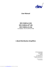 DEV 2183/75-50 User Manual