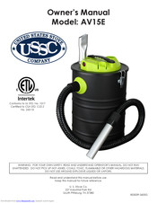 USSC AV15E Owner's Manual