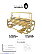 Leclerc Looms 1004-0000 Assembly Manual