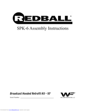 Redball SPK-6 Assembly Instructions Manual