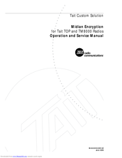 Tait TOP Operation And Service Manual