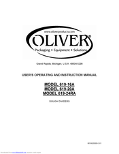 Oliver 619-16A User's Operating And Instruction Manual