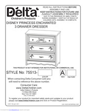 Delta Childrens Products 75513 Series Instructions For Use