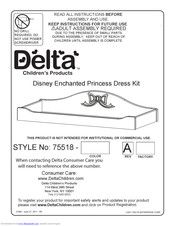 Delta Childrens Products 75518 Series Instructions For Use