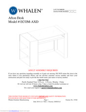 Whalen ECOM-AXD User Manual