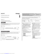 Sony MHC-M60D Operating Instructions