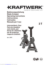 Kraftwerk 3979 Operating Instructions Manual