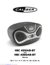 Caliber HBC 432DAB-BT Instruction Manual